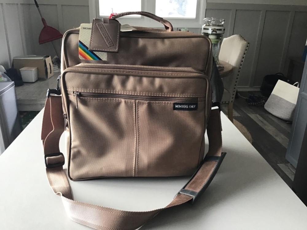 Members Only 12x13 Carry On Bag With Tags Lock & Keys-image