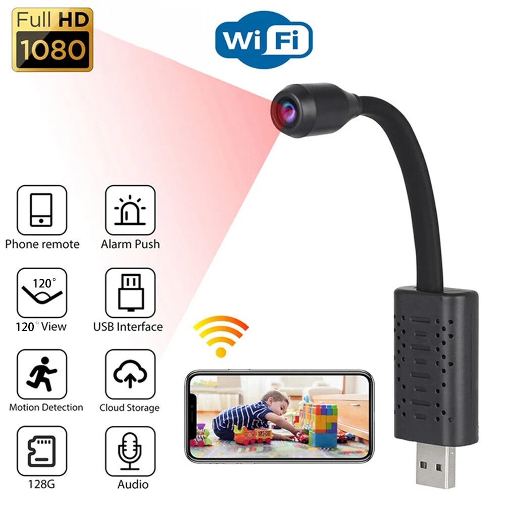 1080P HD Wireless Mini WiFi Security Camera with Motion Detection