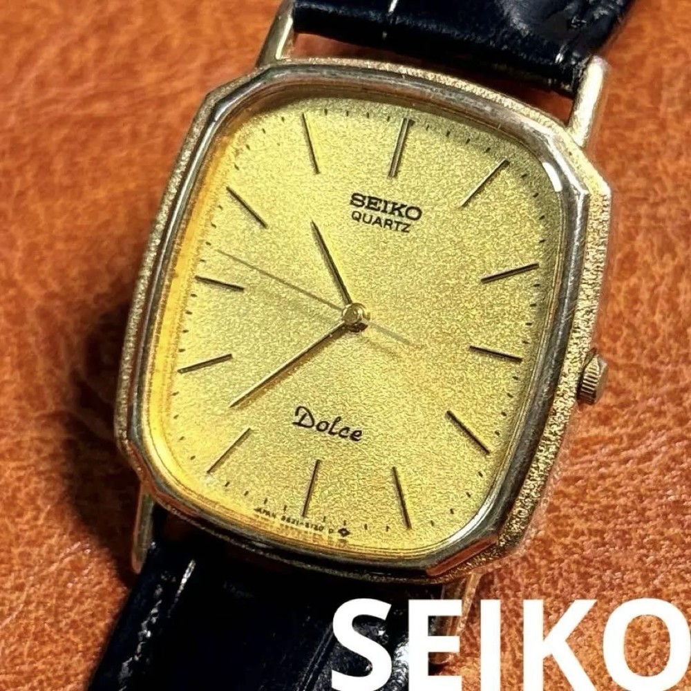 Vintage Seiko Dolce Square80 A19 Rare Operating Watch