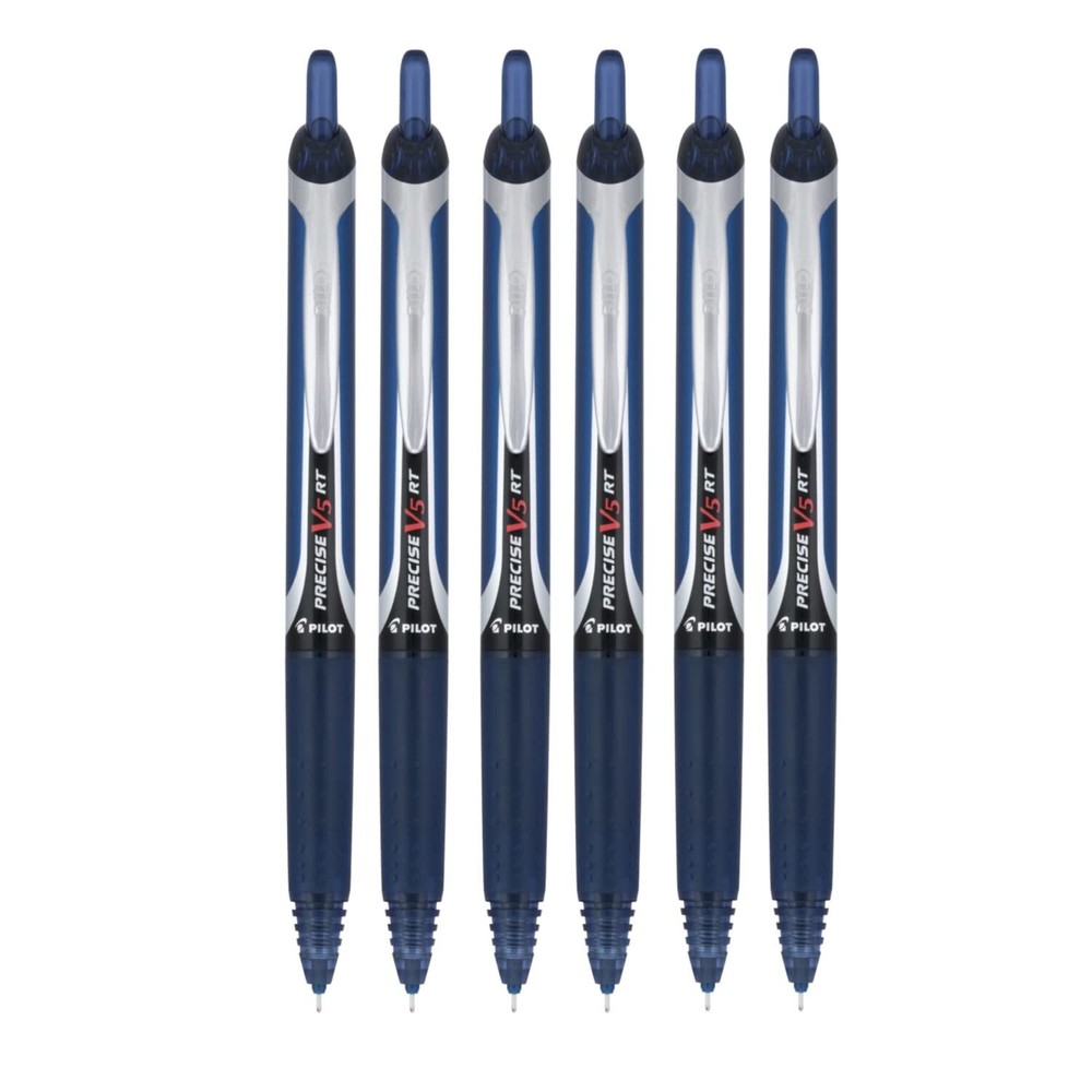 Pilot Precise V5 RT Refillable & Retractable Liquid Ink Rolling Ball Pens, Ex...