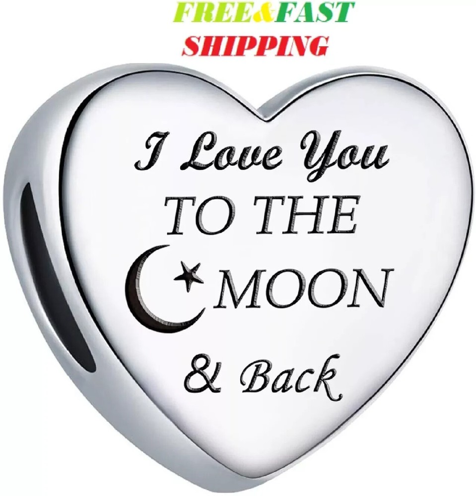 Pandora I Love You to the Moon and Back Charm Bracelet with Heart