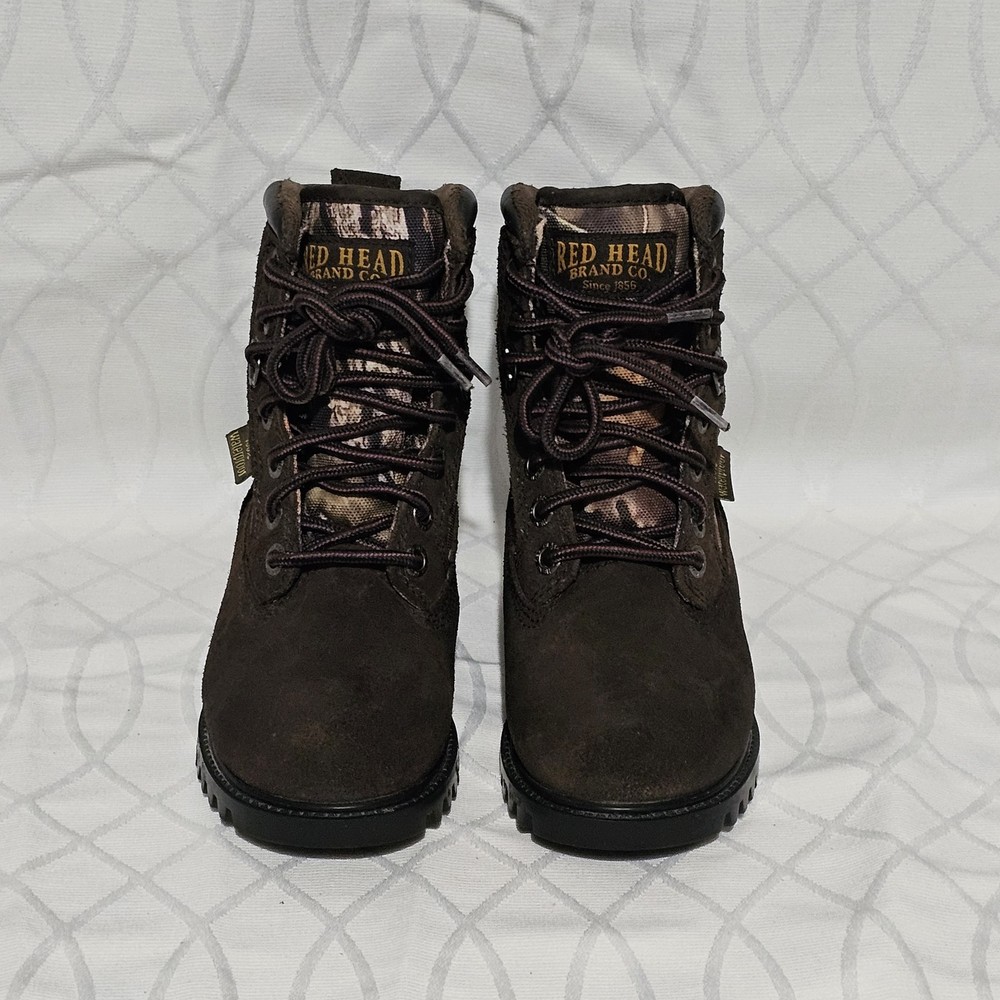 Red Head Camouflage Youth Boots