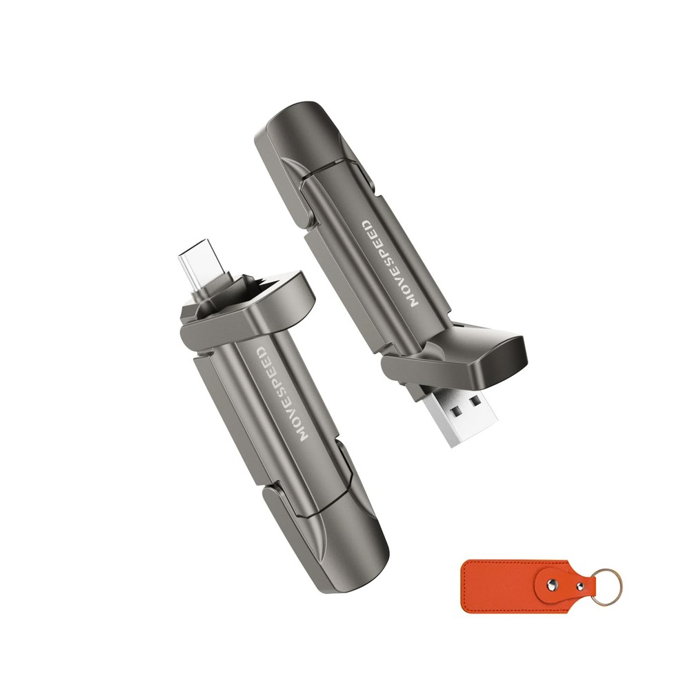 1TB Flash Drive, External SSD with 1000MB/s Read Write Speed, USB 3.2 Gen2+Ty...