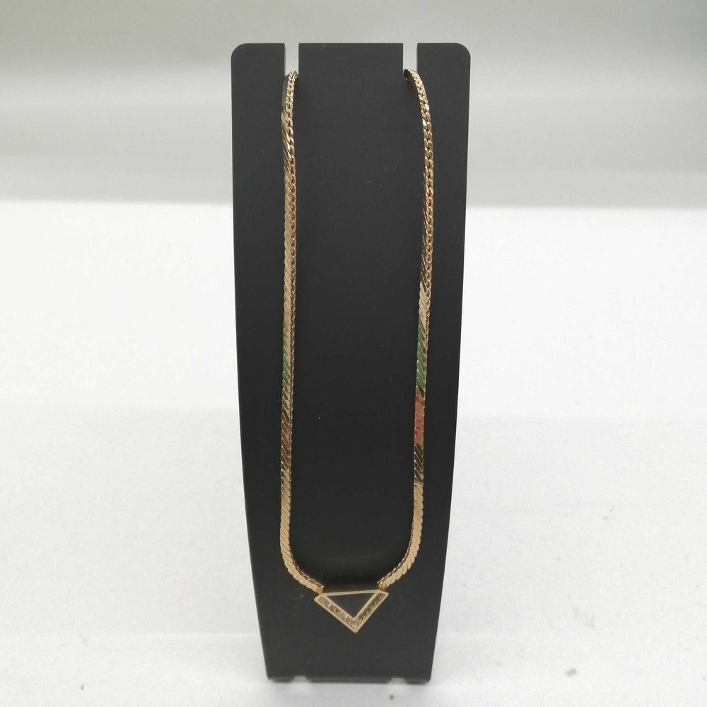 Dior Y0625 Rust-Toned Chain Necklace Elegant Fashion Jewelry