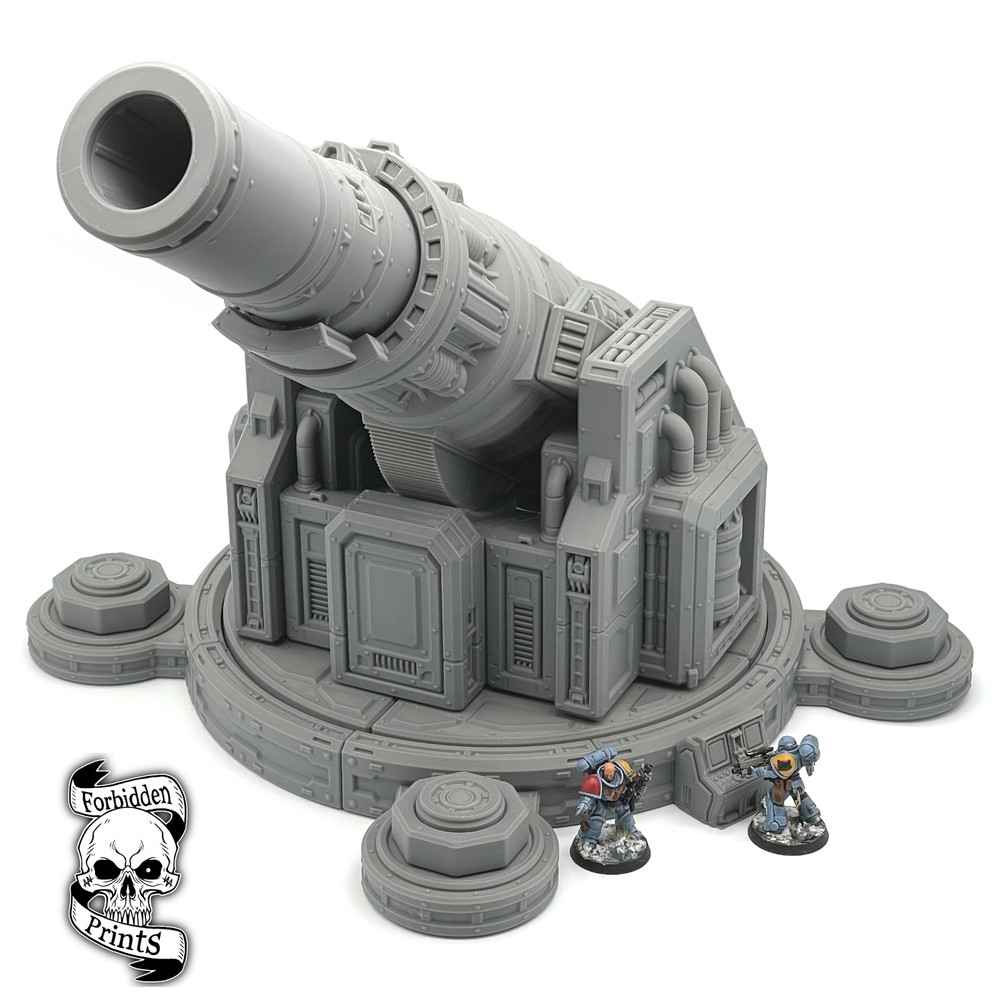 Giant Wargaming Artillery Cannon Titan Killer BFG 28mm Tabletop Terrain Scenery