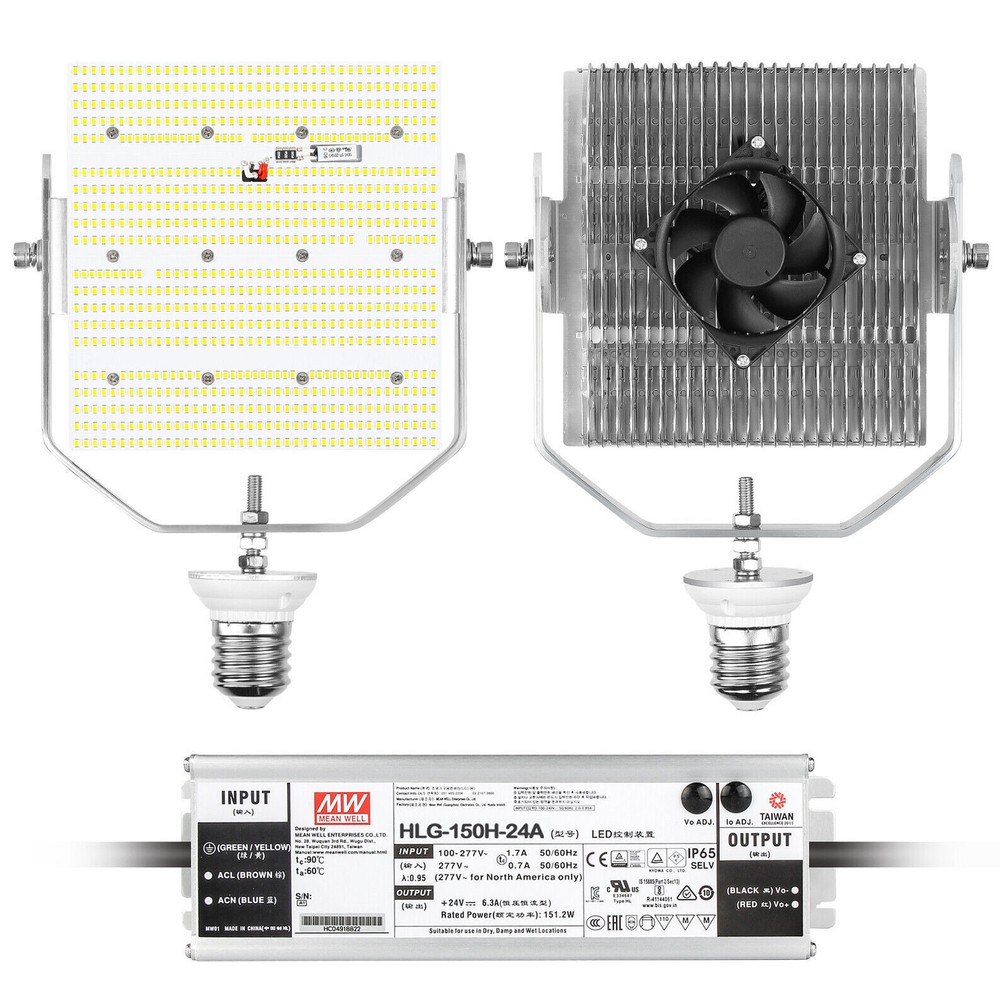 150W Shoebox LED Retrofit Kit ETL Listed For Parking Lot Street Warehouse Lights