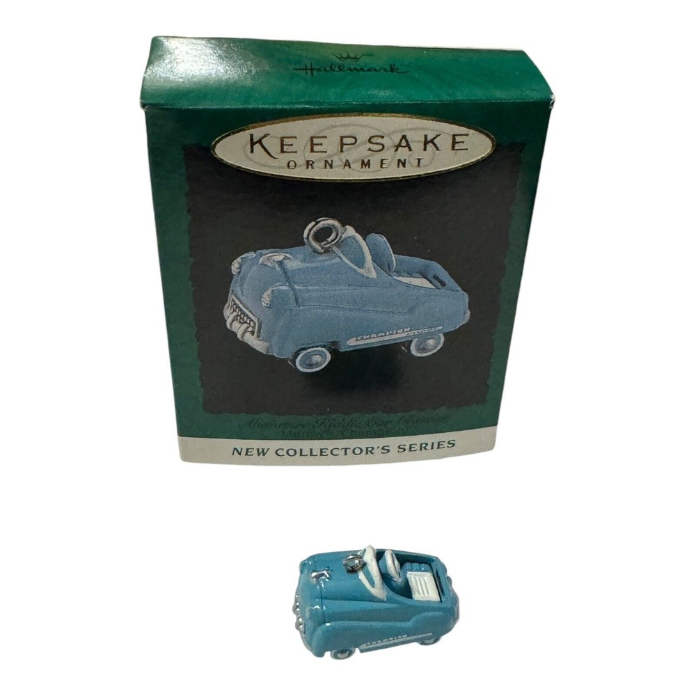 Hallmark Miniature Kiddie Car ornament Classics 1 Keepsake with box
