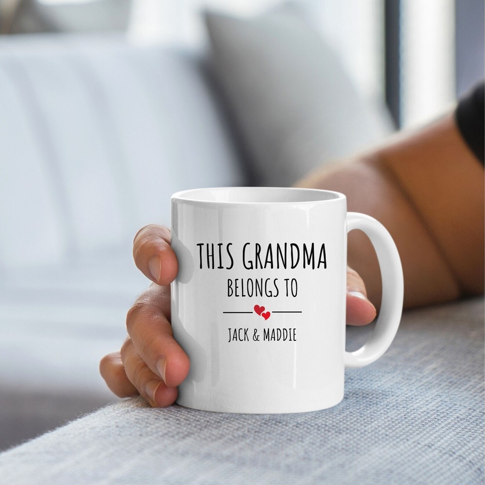 Personalised Grandma Muggranny Birthday Cup This Grandma Belongs To Mug Custom G