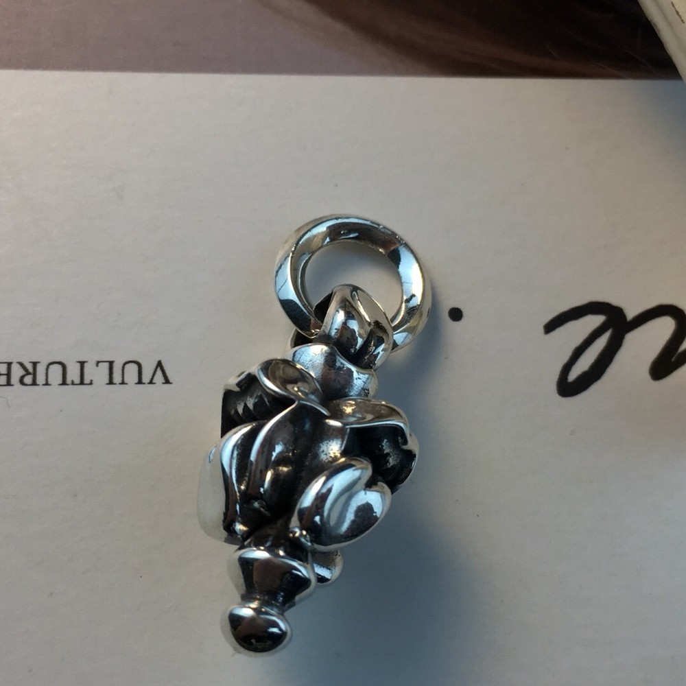Chrome Hearts  silver Revolving three-Tongue Pendant