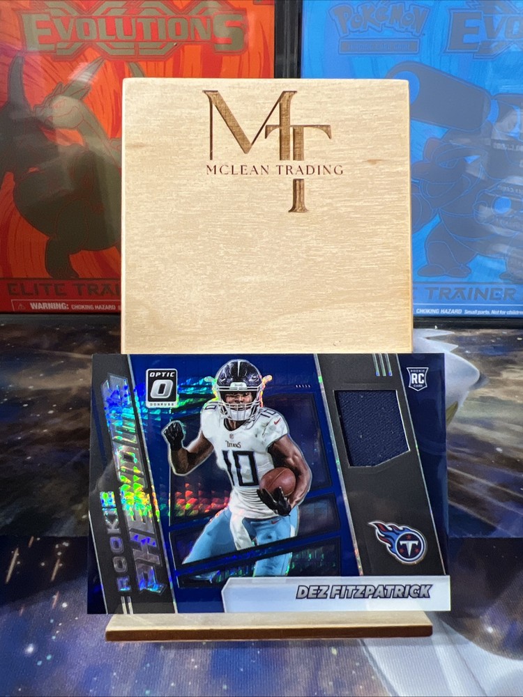 2021 Donruss Optic Rookie Phenoms Horizontal Blue Hyper Prizm Dez Fitzpatrick
