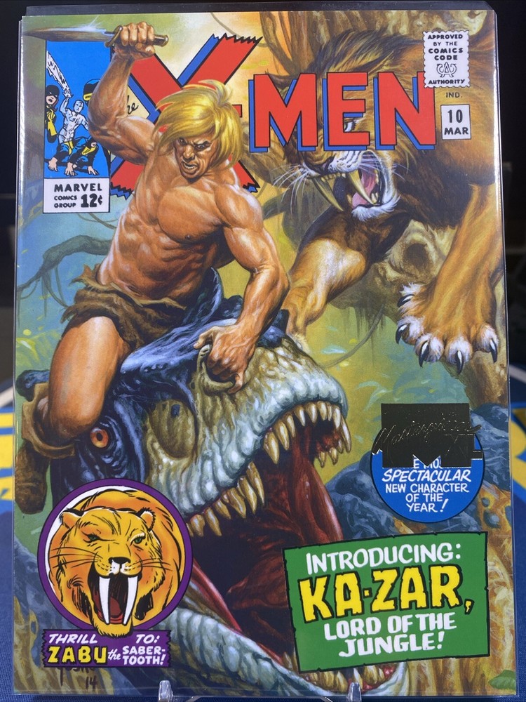 2024 Marvel Masterpieces XL Ka-Zar #15 What If Gold Foil 1499 Variant SPM