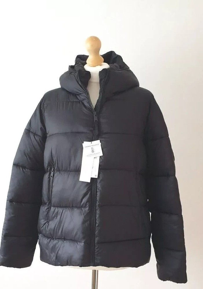 ZARA BLACK  COMFORTEMP® THERMAL INSULATION PUFFER JACKET   NEW SIZE XL