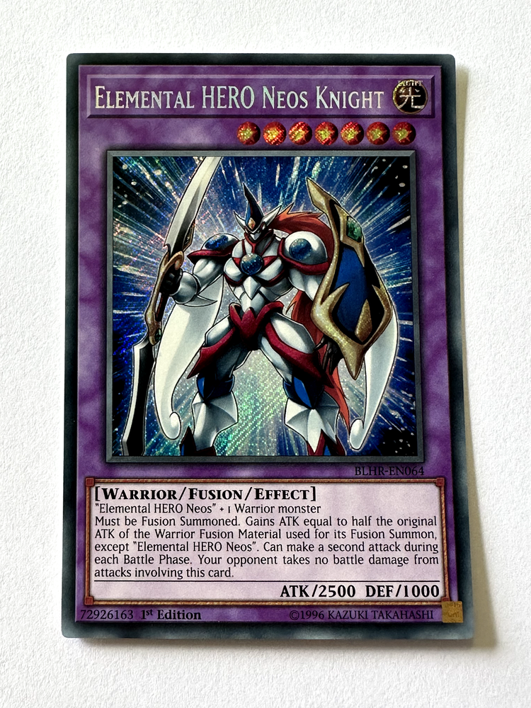 Yu-Gi-Oh BLHR-EN064 Elemental HERO Neos Knight English Rare New Card