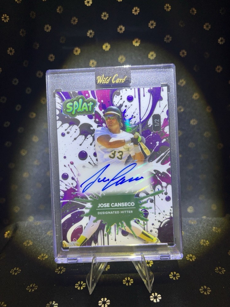 2024 Jose Canseco Wildcard Splat 1/2 Auto !! 🔥🔥🔥🔥