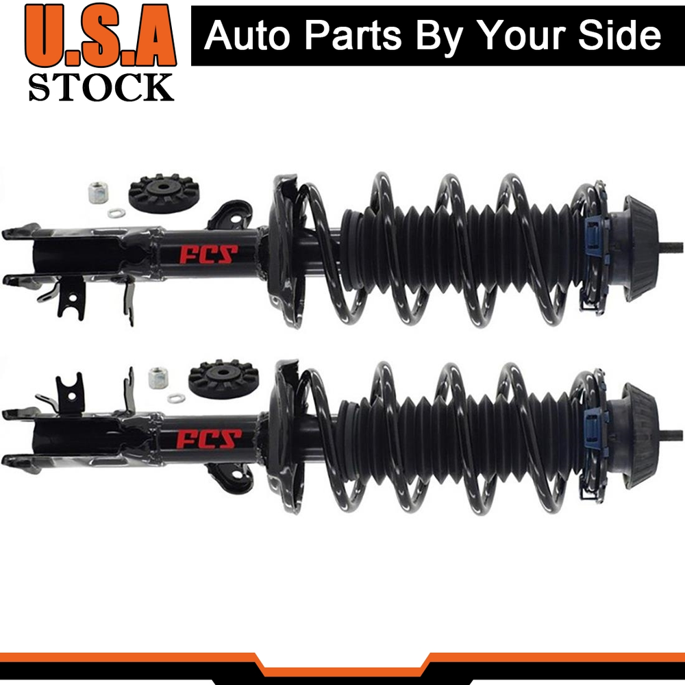 Front Struts With Sway Bar For 2016-2022 Honda HR-V 1.8L 2WD Lifetime Warranty