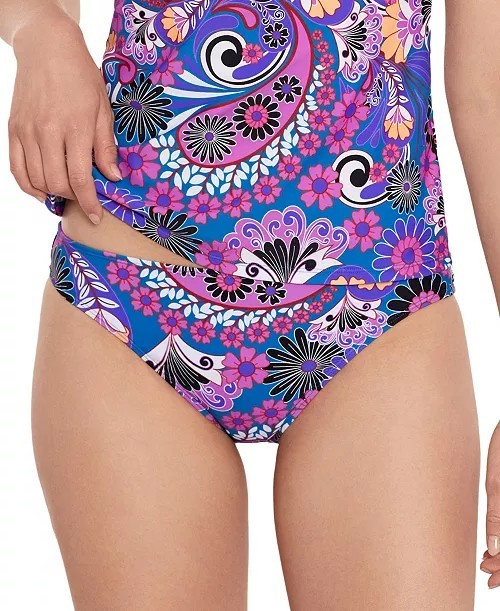 Salt Cove Womens Abstract Print Hipster Bikini Bottom Size S