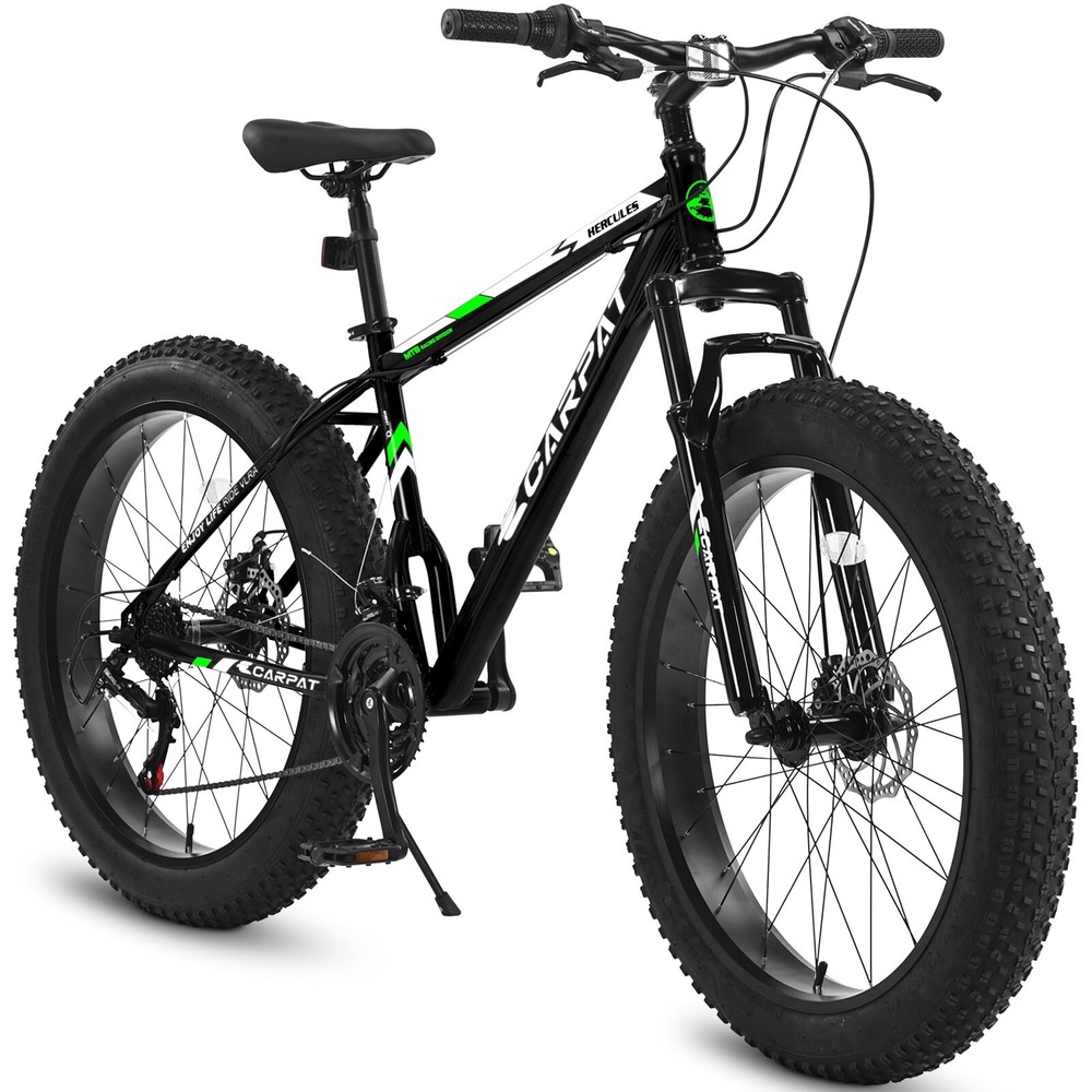 26 Inch Mens Mountain Bike with Shimano 21 Speed Gears and Mechanical Disc Brakes
