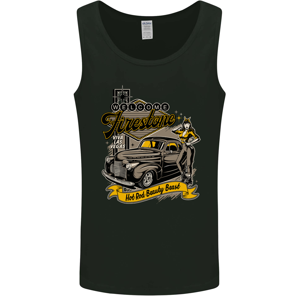 Hot Rod Beauty Beast Las Vegas Mens Vest Tank Top