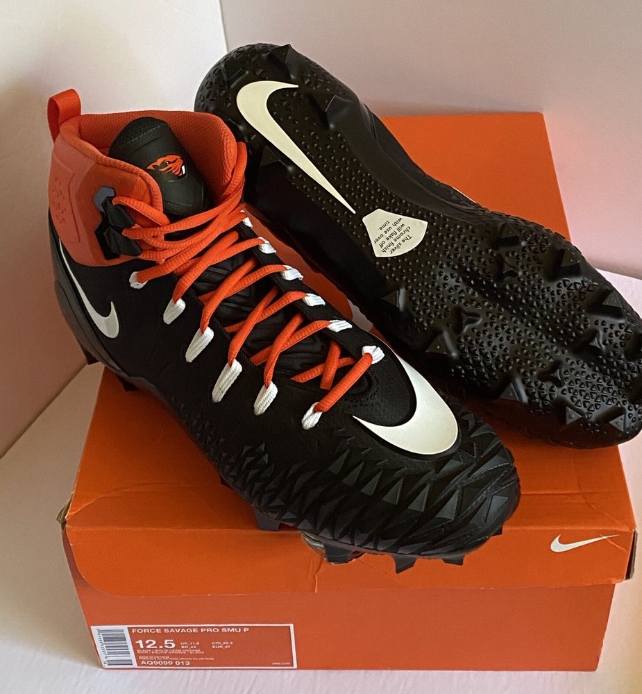 Oregon State Beavers Nike Force Savage Pro Team Issued Football Cleats Size 12.5