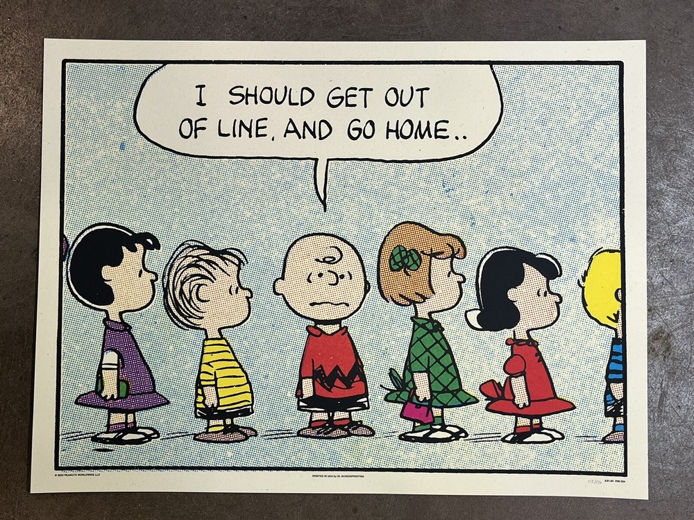 1st Edition Snoopy Charlie Brown Mondo SDCC 2023 Peanuts by Charles Schulz