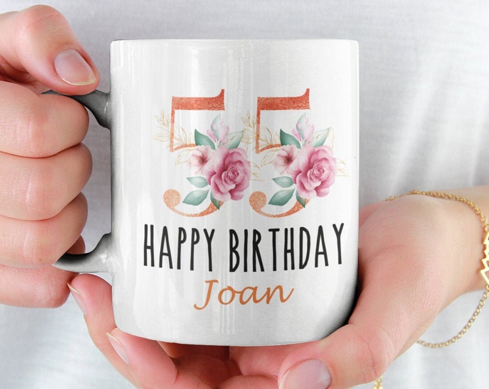 55th Birthday Mug 55th Birthday Gift 55th Birthday Gift For Women Birthday Mug