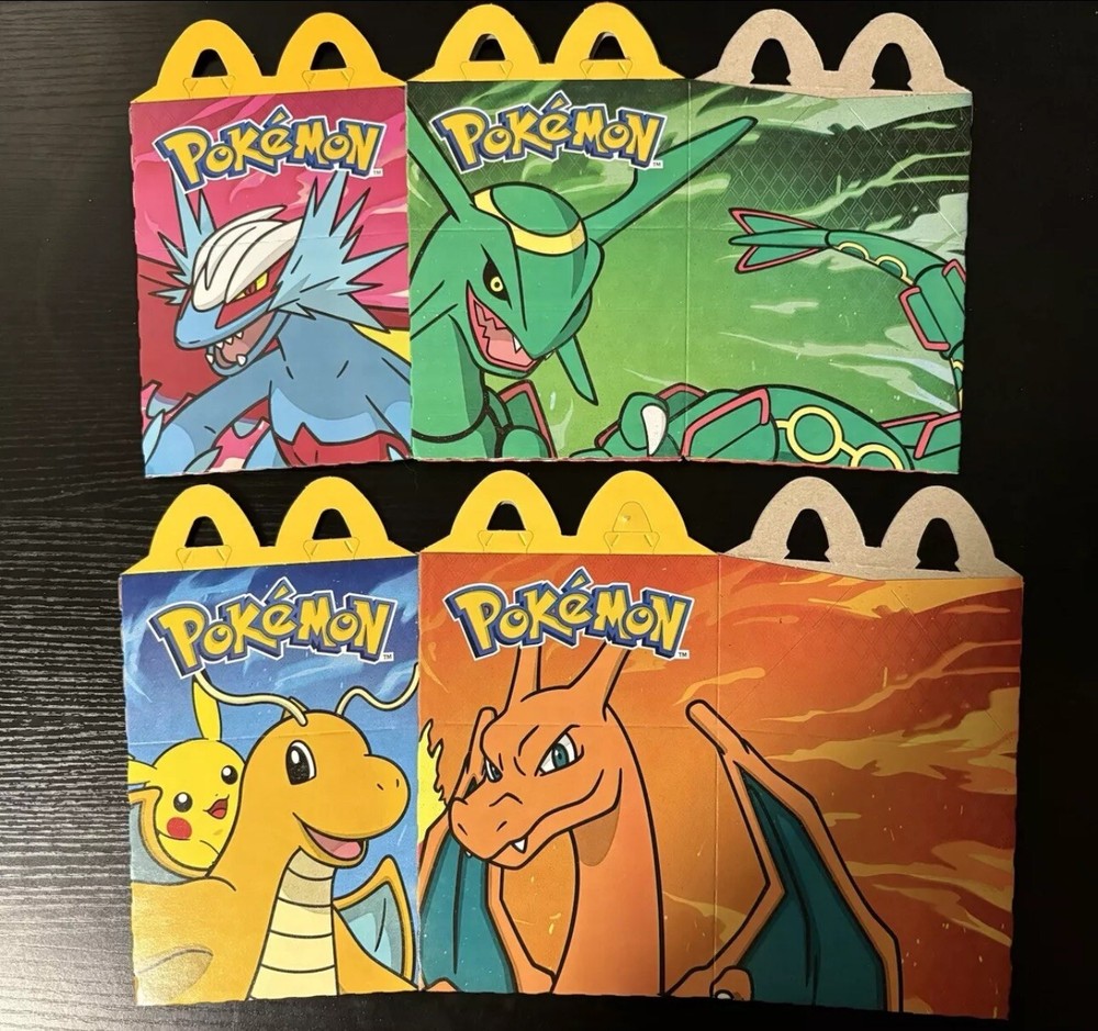 McDonald’s Pokemon Happy Meal Box’s