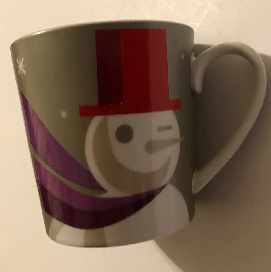 Starbucks Snowman 16 Oz Ceramic Coffee Mug Holiday Gift