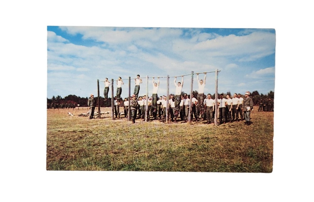 POSTCARD Fort Dix New Jersey NJ Military Base Basic Training c.1940s
