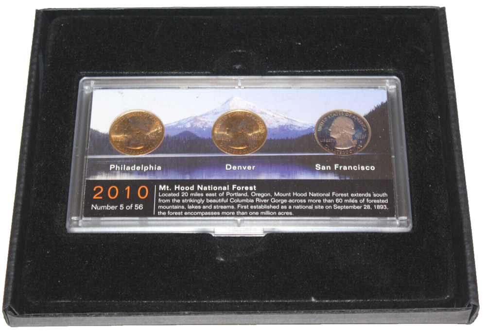 2010 P D S, ATB Uncirculated Sealed US Mint Quarters Set, Series 5, 6, 7, 9, 10