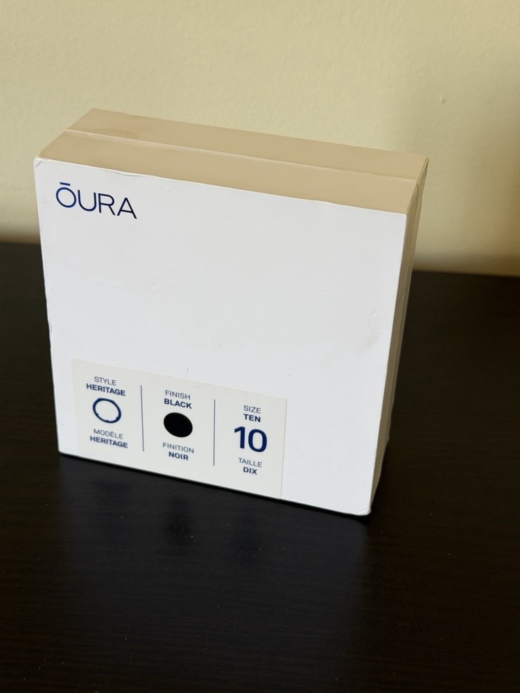 oura ring gen 3 heritage Finish Black size 10 (New)