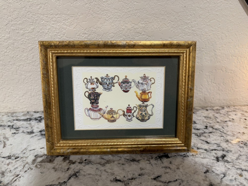 Carl Wilson Embossed Greeting Card Picture Frame See Pictures For Wear. 6x8