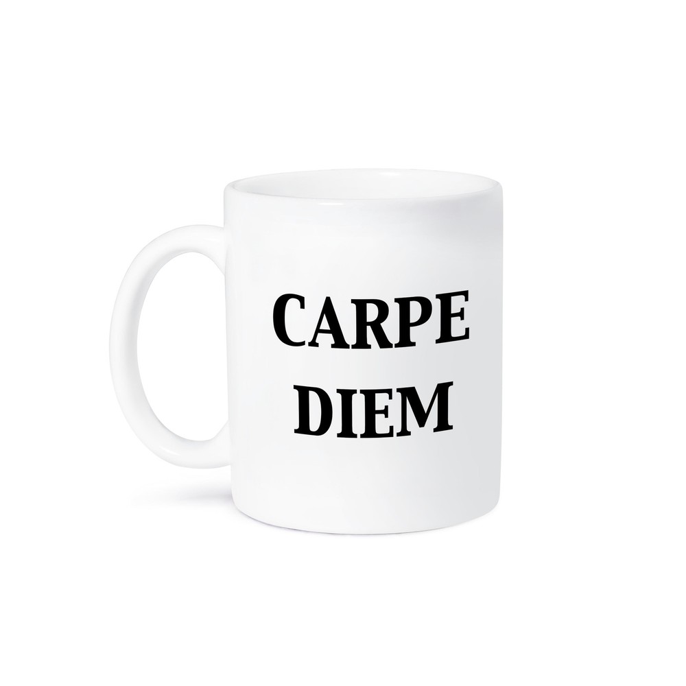 3dRose Carpe Diem Black Coffee Mug