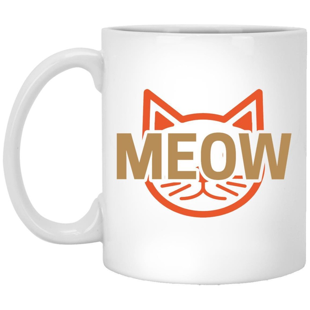 Cat Lover Coffee Mug Meow  Coffee Mugs Gift For Cat Owners Coffee Cup For Cat