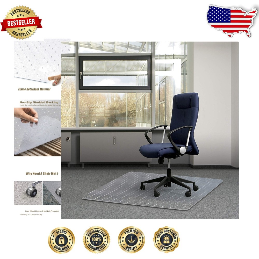 Luxury Transparent Floor Mat for Office Chairs - 30