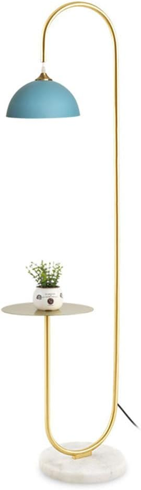 KU300240 Modern Standing Light for Bedroom & Living Room Floor Lamp with a Table