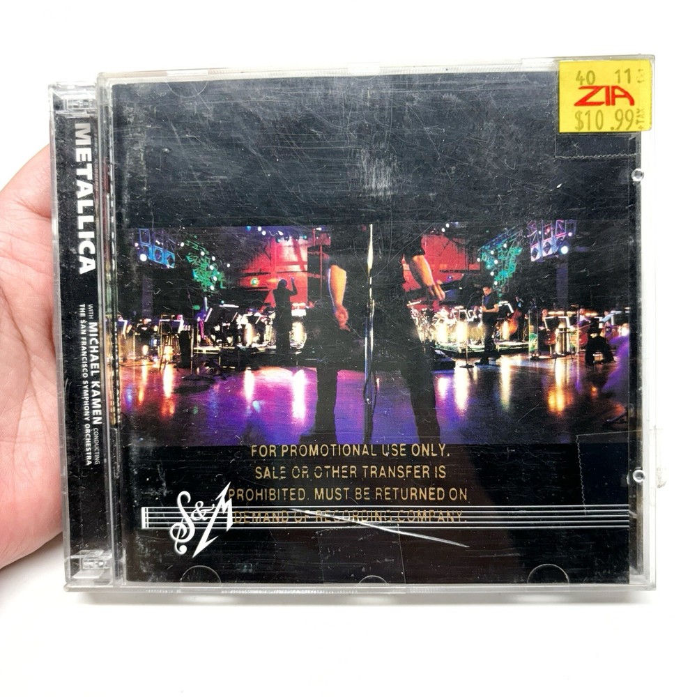 Metallica S & M 2 CD Discs 1999 Elektra Records Parental Adv Promotional Copy