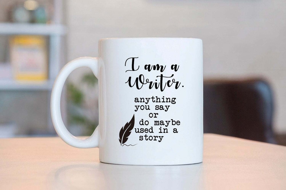 Funny Writer Author Novelist Gift Mug for Book Lovers