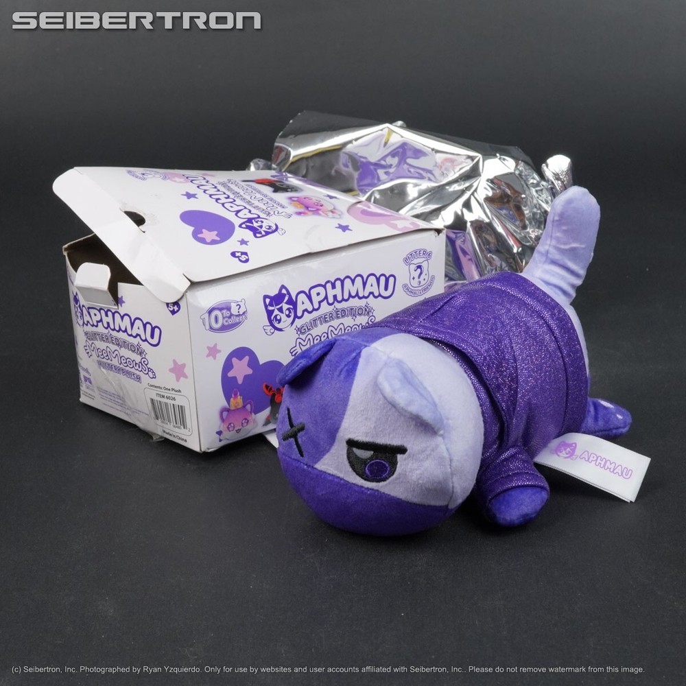 ZANE CAT Aphmau MeeMeows Glitter Edition Mystery Plush Bonkers 2024 Opened