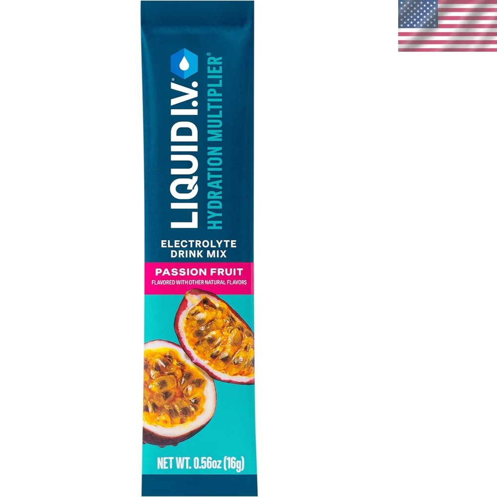Passion Fruit Electrolyte Hydration Powder 0.56 OZ - Energy Boost