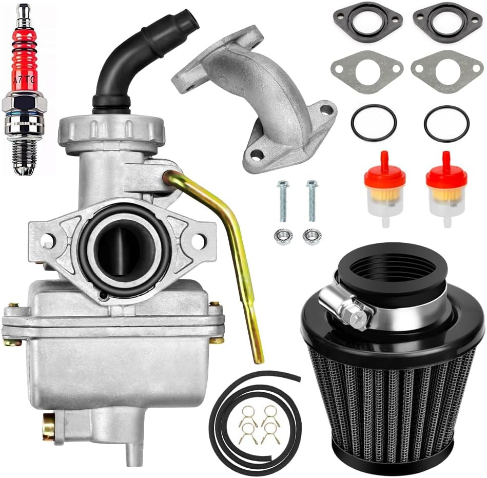 FVRITO PZ20 Carburetor Carb with Air Filter Intake Manifold Kit for Taotao...