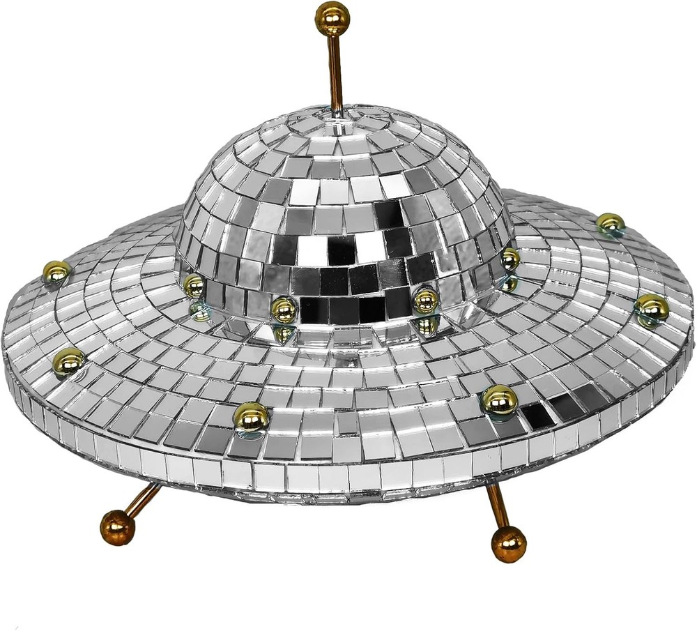 Valentines-Day Gift UFO-Shaped Disco-Ball Home-Décor - Mirror Decorations Ufo-image