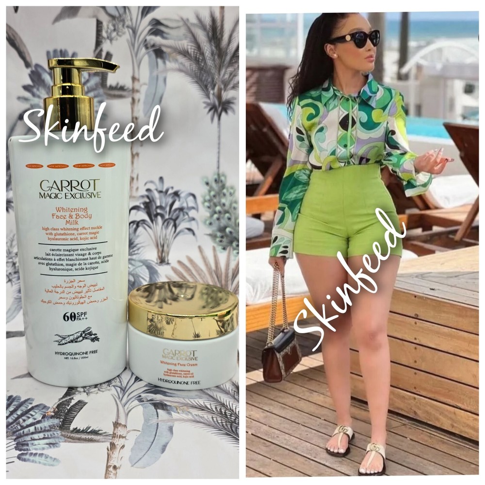 Exclusive Carrot Magic Whitening Face & Body Lotion Cream with SPF 60