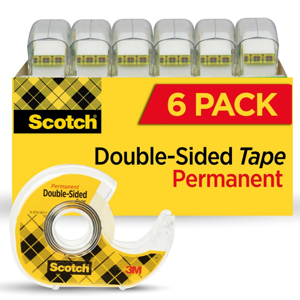 Scotch Double Sided Tape with Tape Dispenser, Office and School Supplies for ...