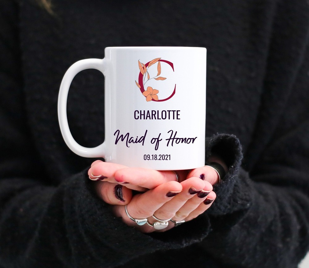 Personalized Maid Of Honor Gift Maid Of Honor Thank You Maid Of Honor 2021 Mug