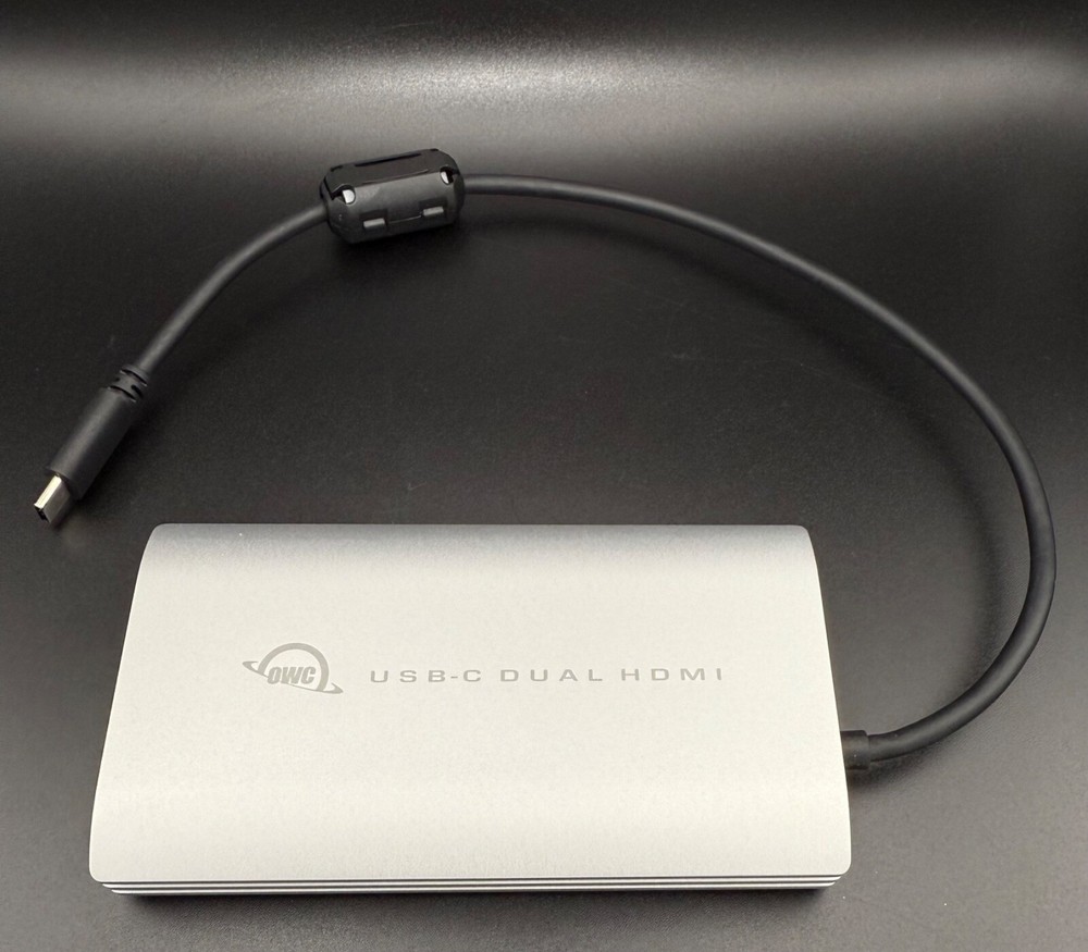 OWC USB-C Dual HDMI 4K Display Adapter with DisplayLink
