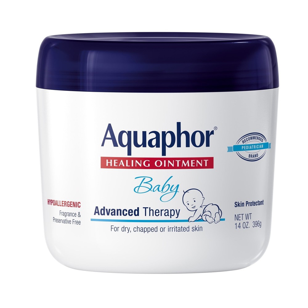 Aquaphor Baby Healing Ointment Advanced Therapy Skin Protectant 14oz 12-Pack