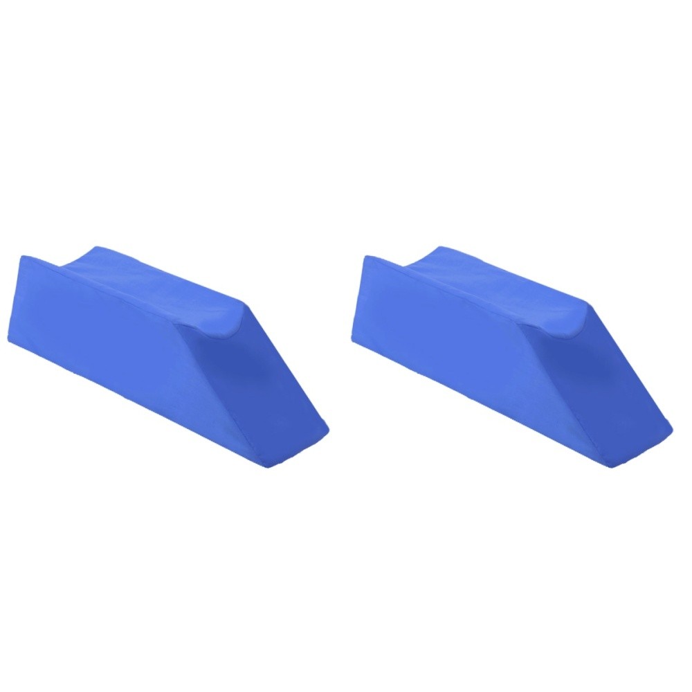 2-Pack Post-Surgery Leg Elevation Wedge Pillow for Patient Recovery Support  