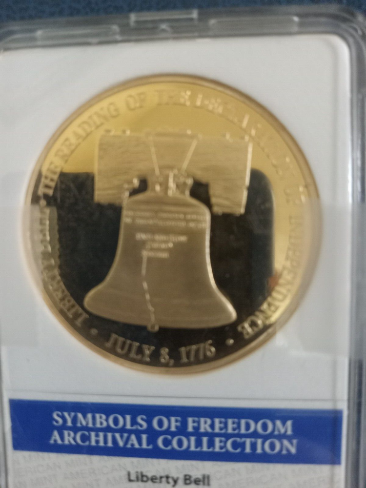 1776 Liberty Bell  Replica Archival Edition American Mint Coin