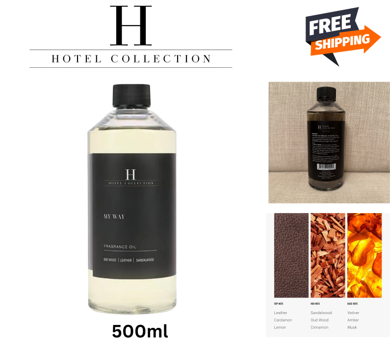 My Way Hotel Collection Diffuser Oil 500ml – Premium Essential Oil | Brand New