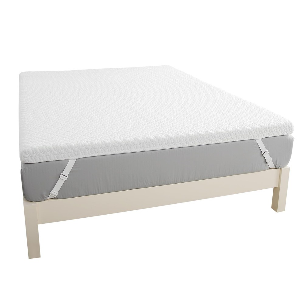 3-Inch Memory Foam Mattress Topper with Dual-Layer Cooling Comfort